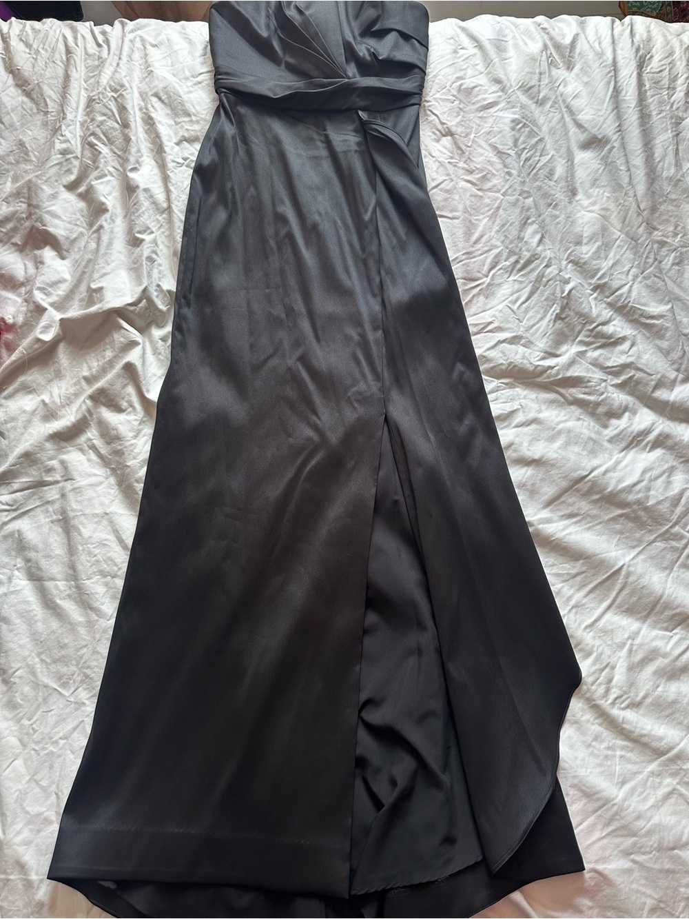 Donna Karan New York Strapless Draped Evening Gown Black Size US 10 NWT - Picture 3 of 14
